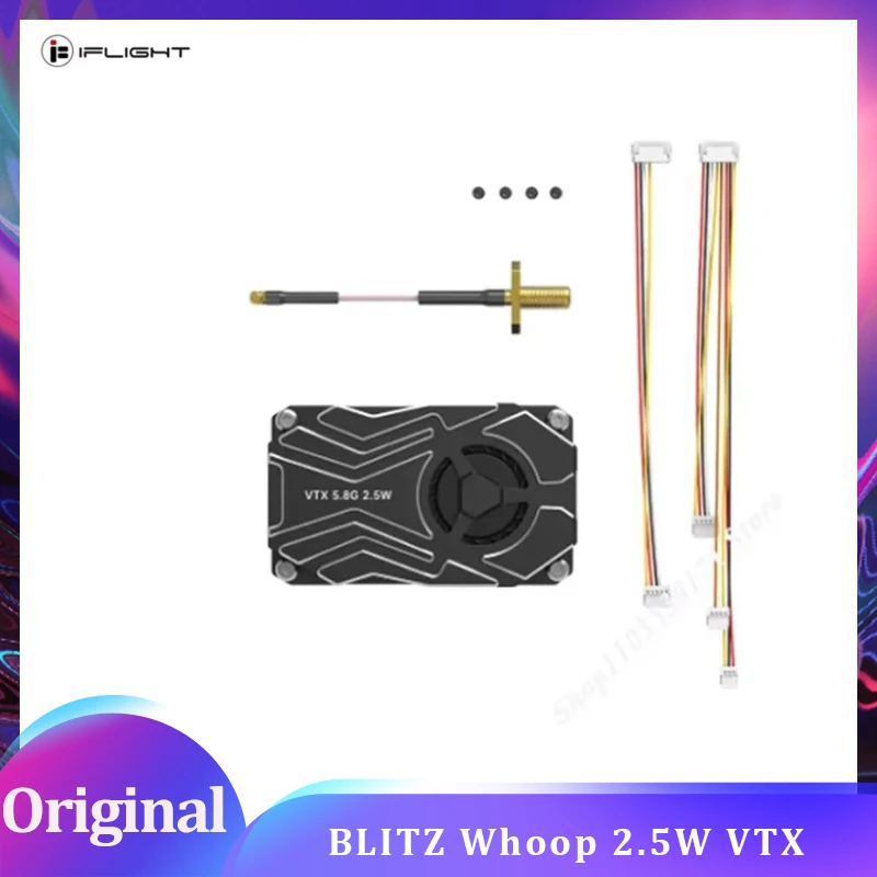 iFlight BLITZ Whoop 5.8Ghz 40CH 2.5W 2-8S VTX Built-in Microphone MMCX Interface IRC Tramp For FPV Drone