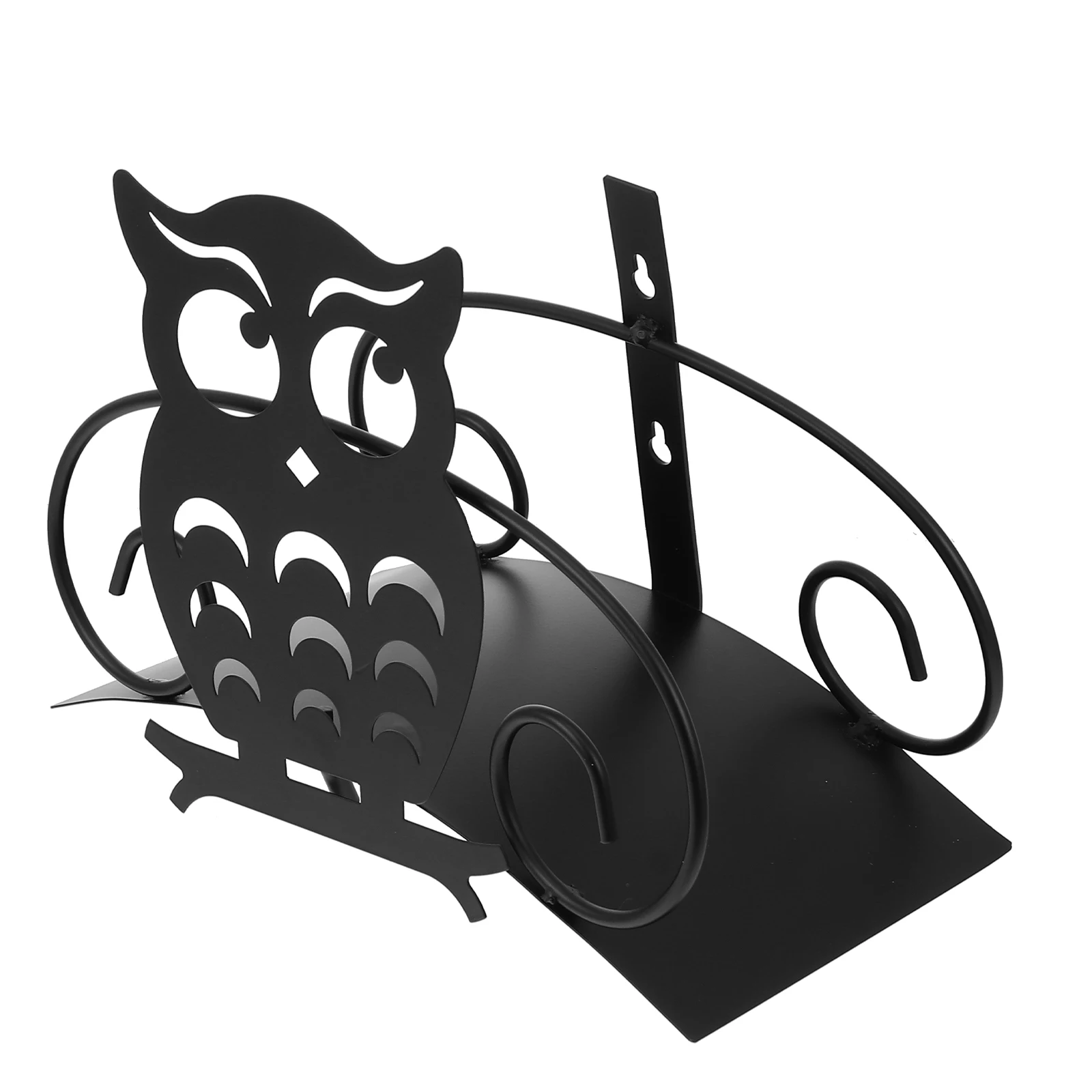 

1pc Owl Garden Hose Rack Water Pipe Storage Decorative Hanger Iron Holder for outside Stand Large Capacity Durable Sturdy