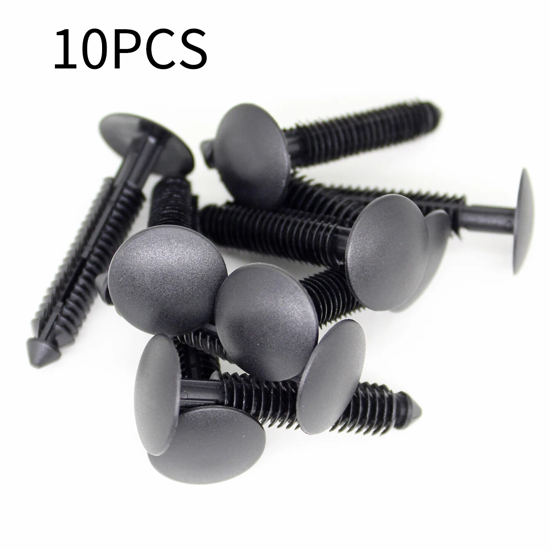 10Pcs/Set Black Rocker Molding Clip Retainer Fastener W710532-S300 Fit for Ford Mustang 2005 2006 2007 2008 2009 2010 2011 2012