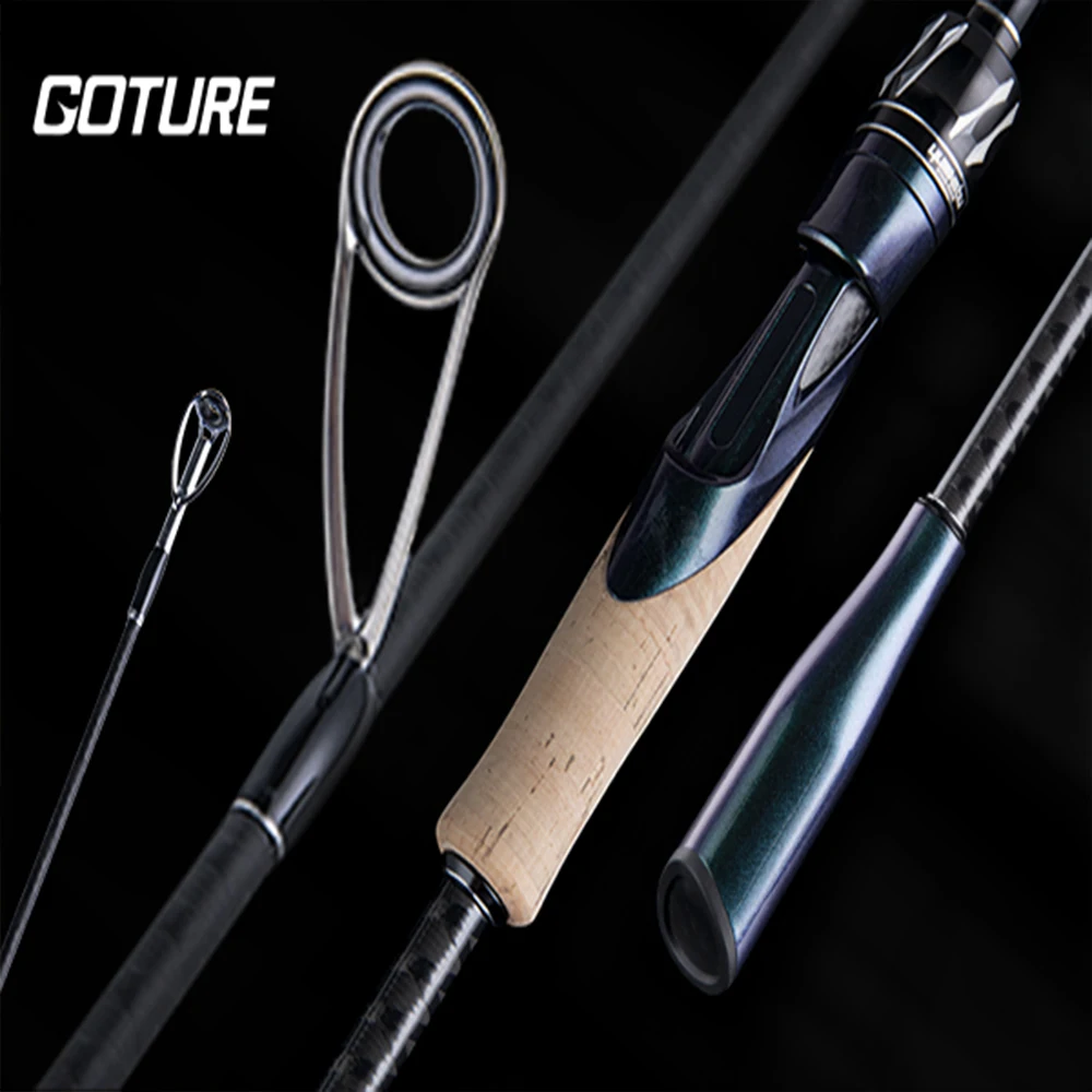 

Goture Spinning Casting Fishing Rods 1.98m 2.13m 2.28m Baitcasting Rod Power ML Portable Travel Ultralight Fishing Rod