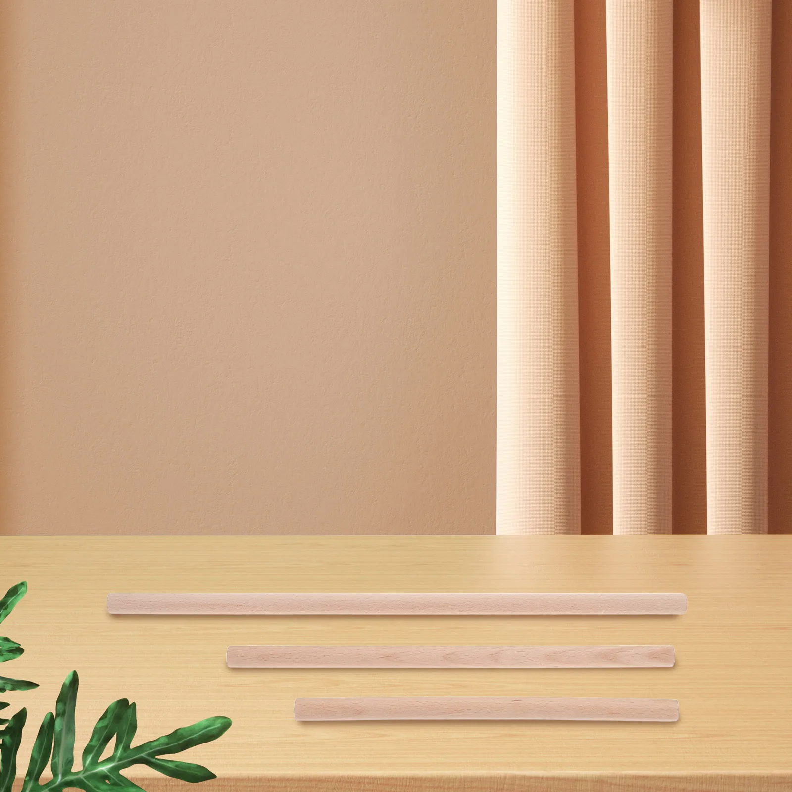 

6 Pcs Round Stick Driftwood for Crafts Natural Sticks Decorative Logs Tapestry Hanging Rod Christmas Diy Branch Rods Twigs