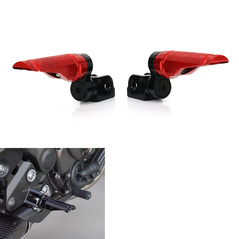 Motorcycle Adjustable Front Footrests Foot Pegs Fit For Suzuki B-KING 2008-2011 DL250 V-STROM 2017-2019 GSR600 2006-2011 GSR750