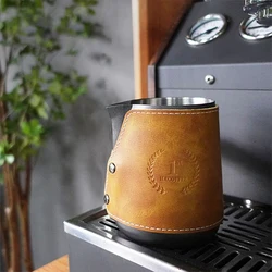 304 Stainless Steel Milk Frothing Pitcher Handleless Coffee Pitcher Barista Craft Latte Cappuccino Milk Cream Cup Frothing Jug