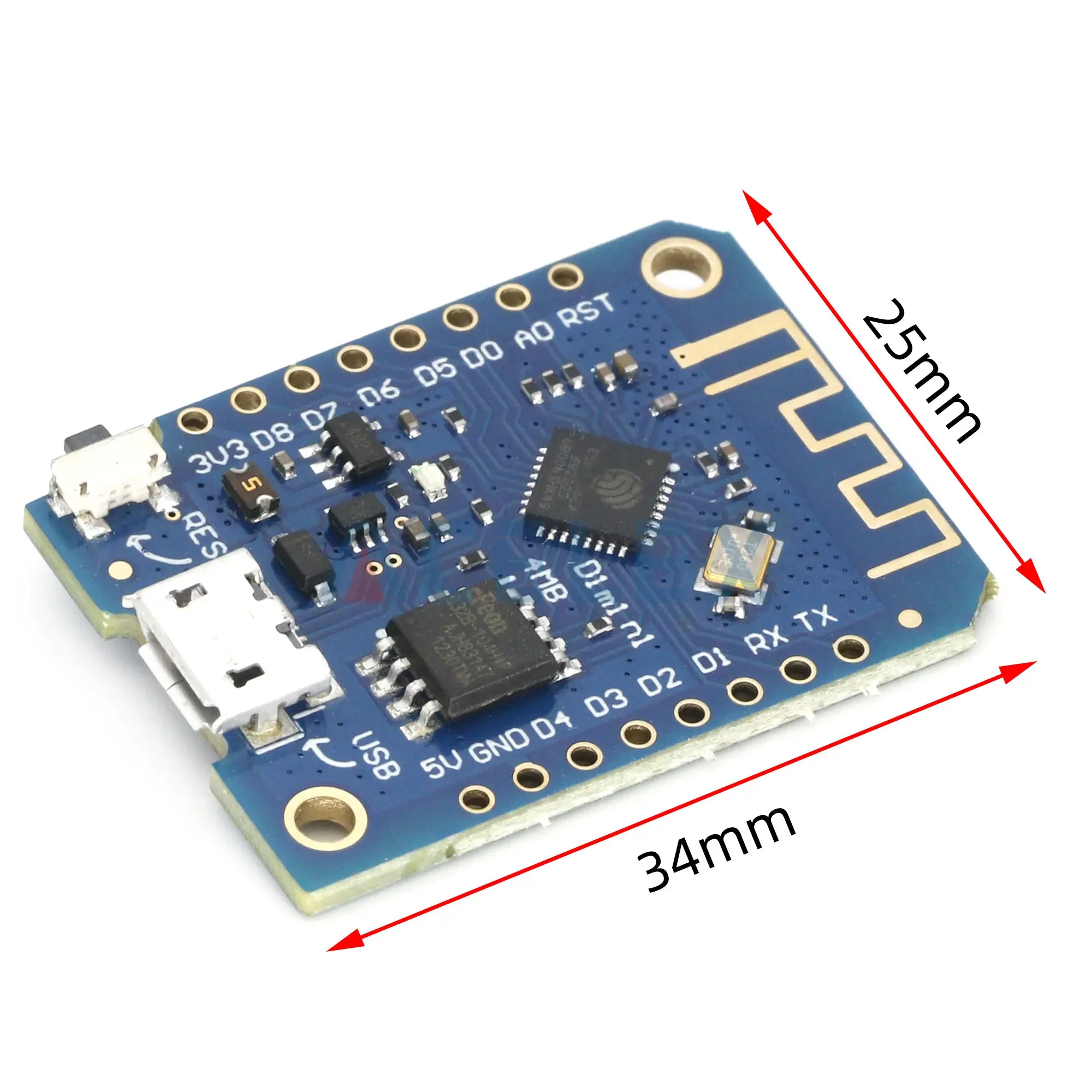 Wemos D1 Mini V3.0.0 WIFI Internet of Things Development Board Based ESP8266 CH340 CH340G 4MB For Arduino Nodemcu V2 MicroPython