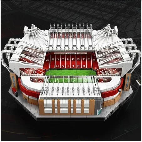 Old Trafford Manchester Model Football Field Stadium Building Blocks Bricks Christmas Toy Gift Compatible 10272 21337