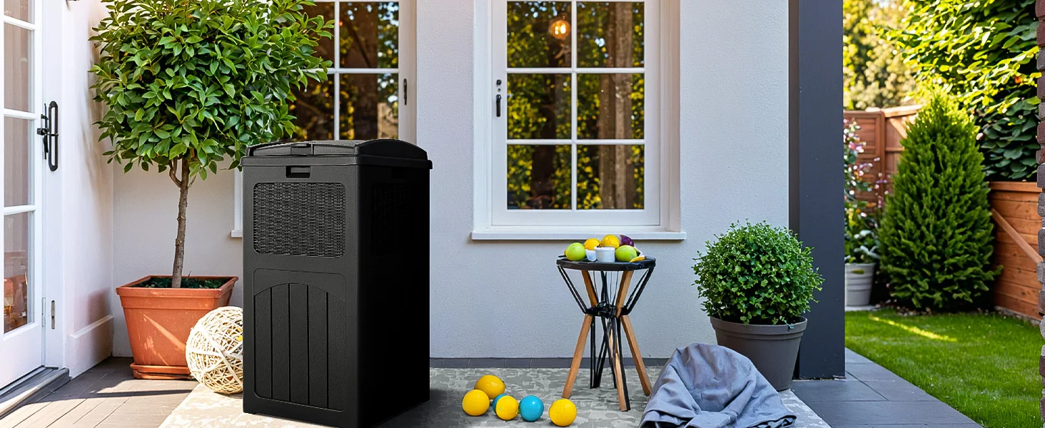 Outdoor Trash Can