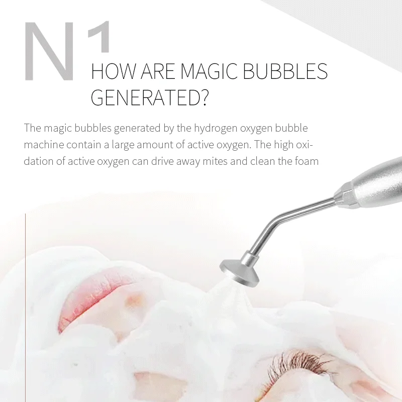 New portable magic bubble pen hydrogen oxygen bubble cleanser whitening and rejuvenation cleansing skin degreasing salon home