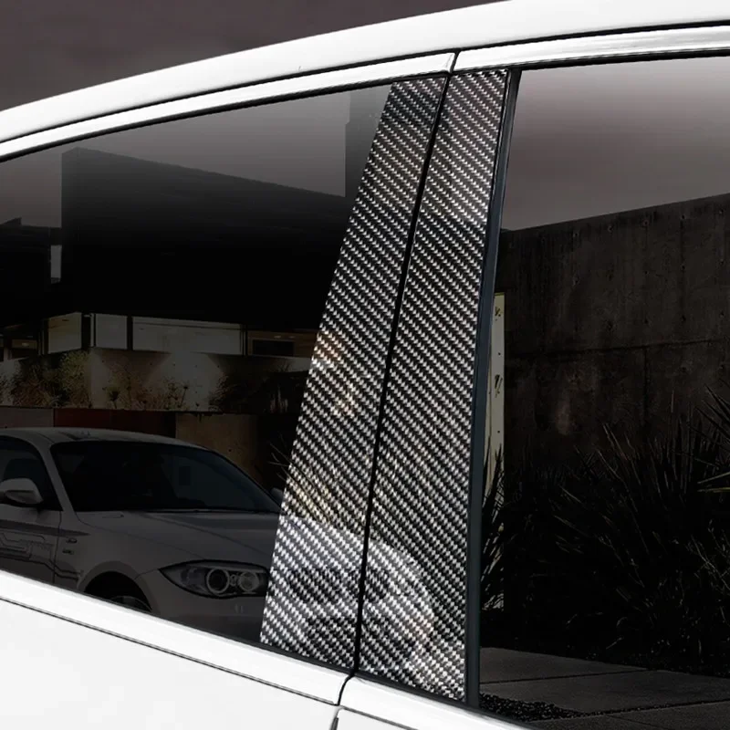 Car Window BC Pillars Panel Decoration Stickers Trim For Mercedes Benz C E Class W204 W205 W213 GLA X156 GLC X253 Accessories - Image 3