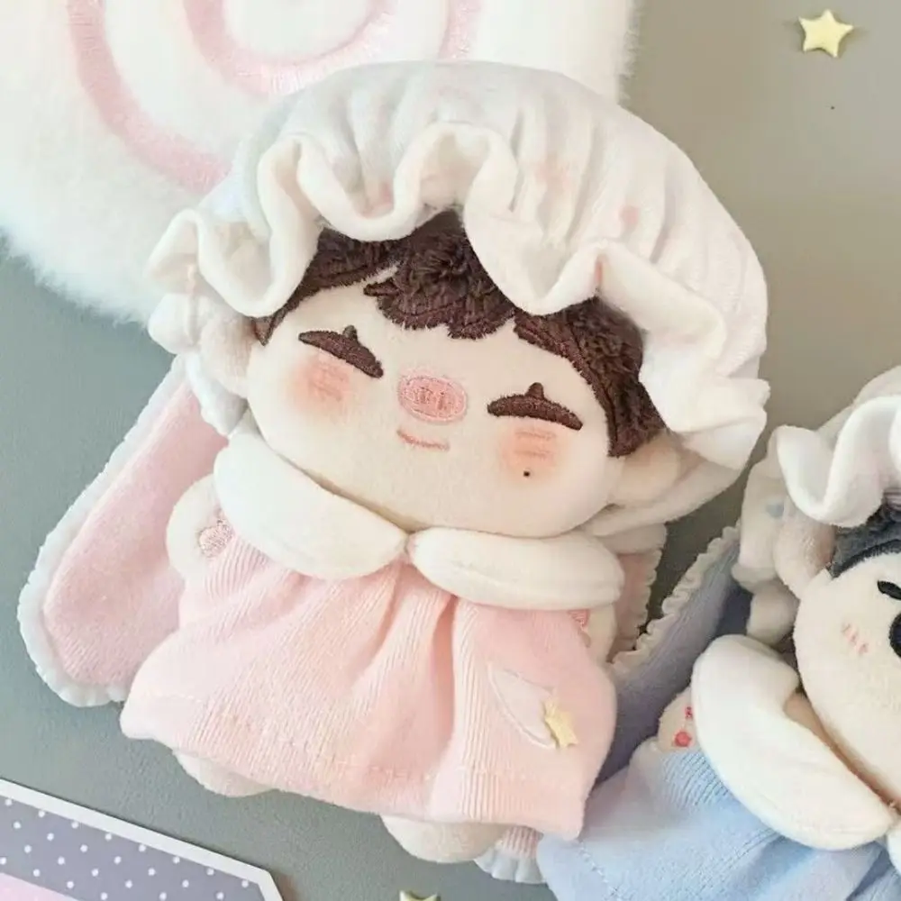 Dier Onesie 10 Cm Katoenen Poppenkleertjes Dress-Up Bunny Kostuum Katoenen Poppenkleertjes Set Kawaii Cartoon 10 Cm Poppenkleertjes