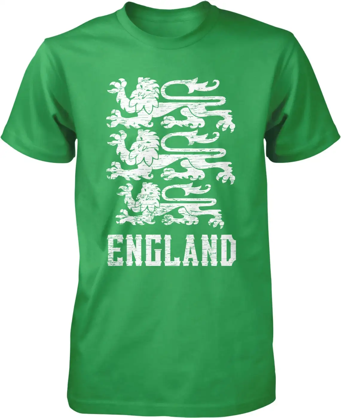 England, Coat of Arms T Shirt For Mens Lion Print Short Sleeve 3d Printed Vintage Flag Tee Shirt