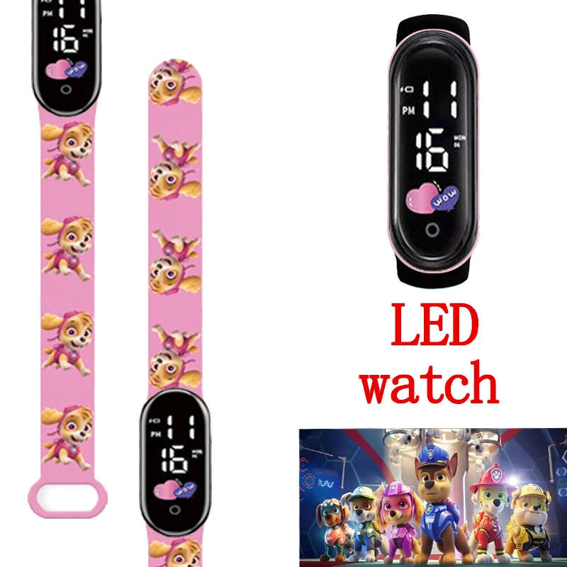 

PAW Patrol Children LED Watch Casual Fashion Sport Bracelet Girls Boys Watches Silicone Smart Touch Screen Kids Electronic Watch