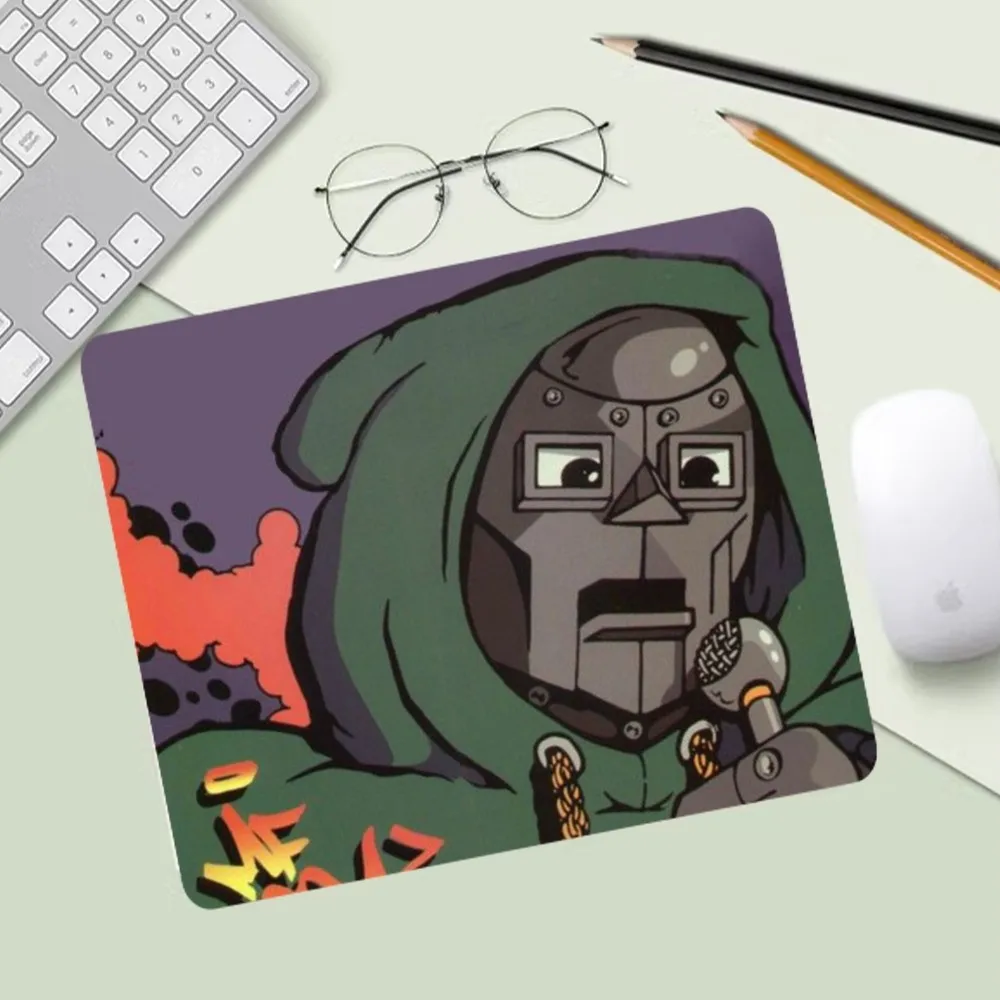 MF DOOM Rapper Mousepad Computer Desk Mat Table Keyboard Pad Laptop Cushion Non-slip Deskpad