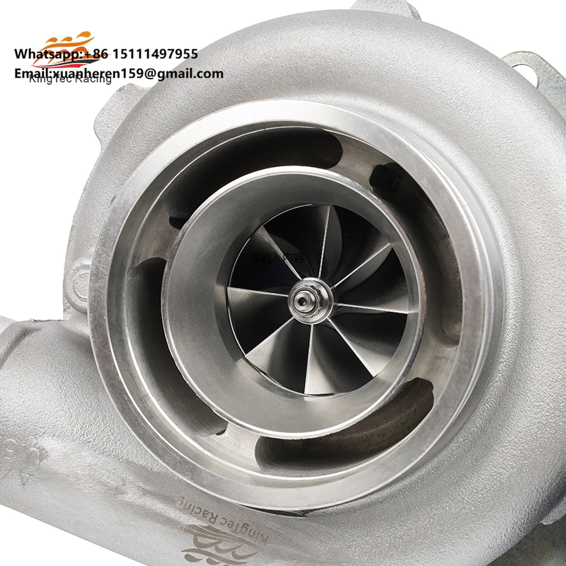 

Turbo Upgrade GT2554R 42mm T25 Ar 0.64 Turbocharger GT2554 V-Band Ball Bearing for Racing Modified