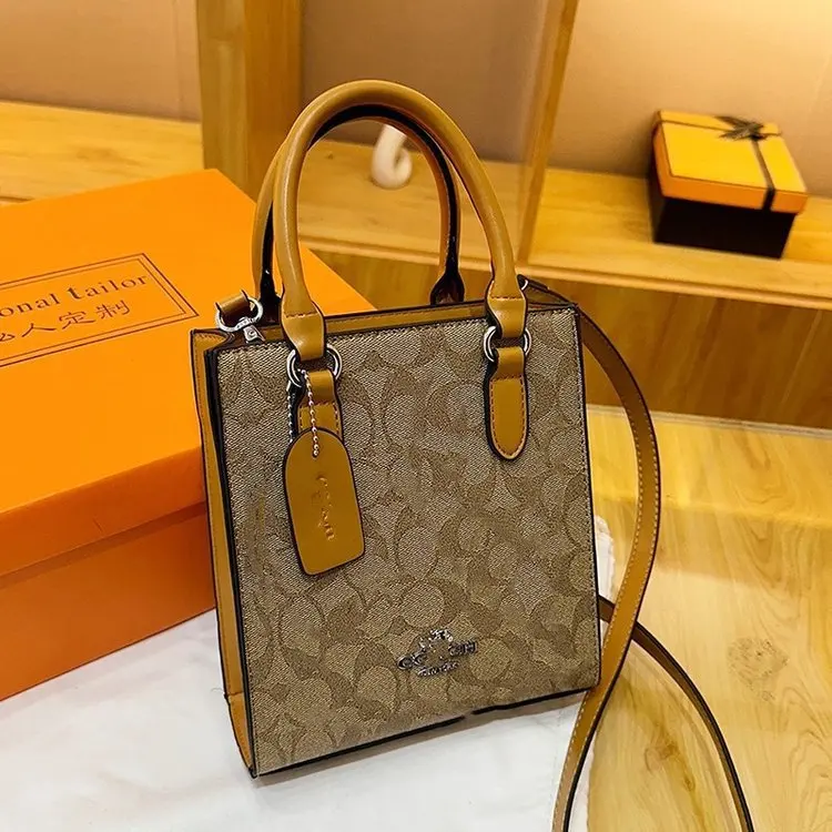 

New Vintage Print Tote Bag for Women, Fashionable Canvas Shoulder Bag,Versatile Crossbody Purse for Daily Use,Retro Chic Handbag