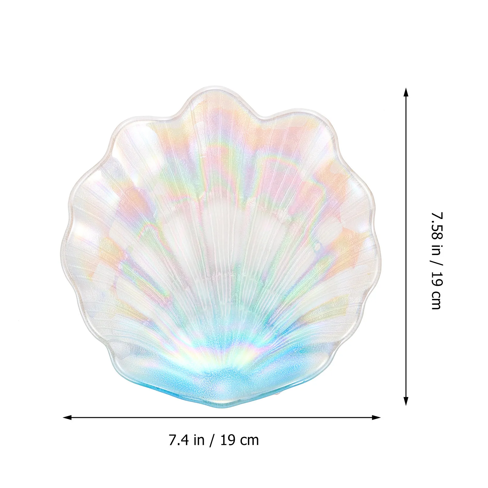 1PC Shell Shape Storage Plate Creative Jewelry/Candy/Snack Tray Household Organizing Tray Unique Home Decor Accessory