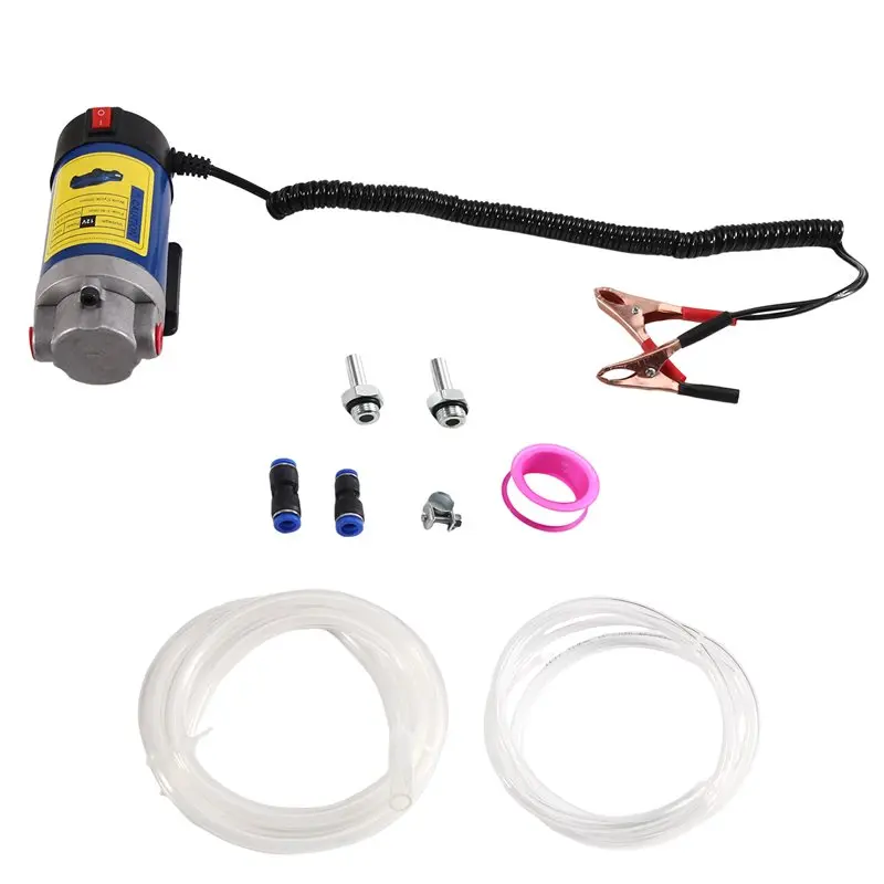 【Top Sale !!】For Car Oil Suction Pump, 12V 100W Oil Extractor Pump Transfer,Derv' Fluid Extractor Pump With 3 Hoses,For Motorcyc