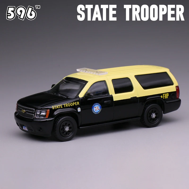 

596 1/64 Suburban Florida STATE TROOPER Alloy Car Diecasts & Toy Vehicles Car Model Miniature Scale Model Car For Children
