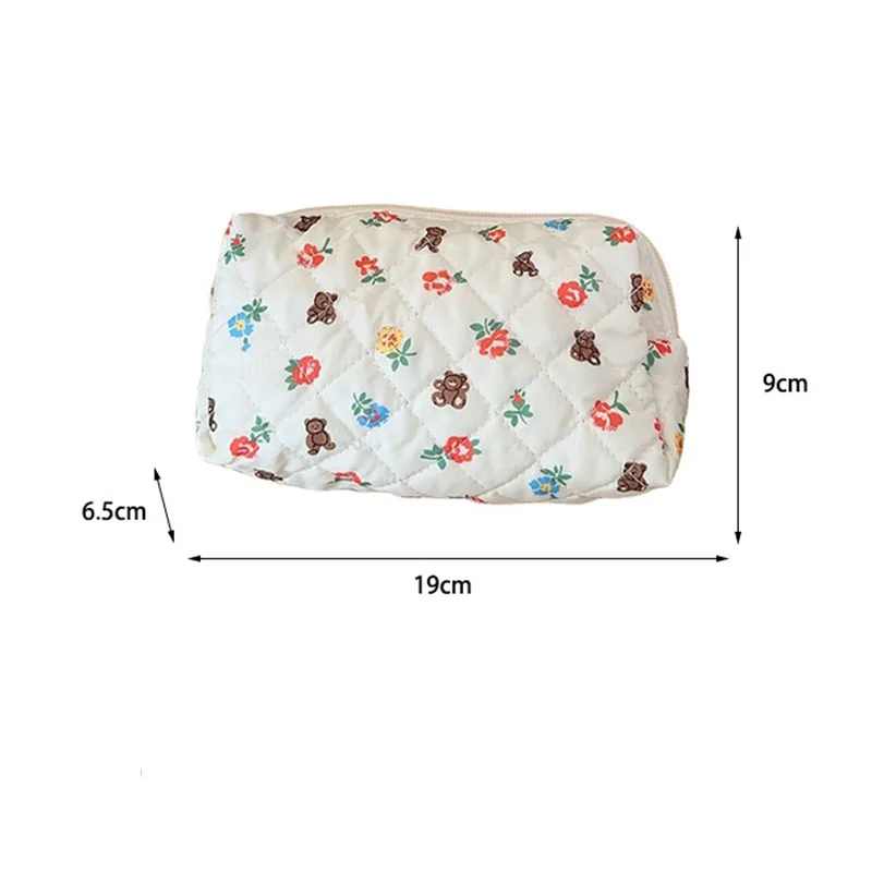 Women\'s Cosmetic Bag Cute Cartoon Print  Portable Ladies Makeup Case Travel Storage Bags Casual Female Clutch Purse Handbags