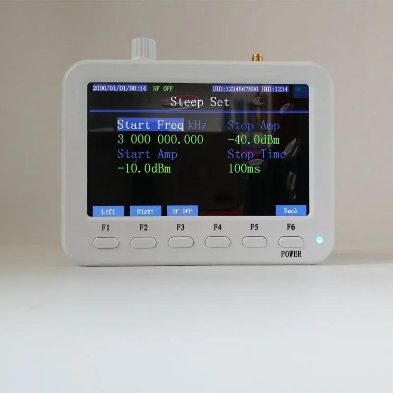 

In stock SG-3200-AT Portable 25MHz-3.2GHz Handheld RF Signal Generator with USB to TTL Adapter Module 3.2GHz Signal Source