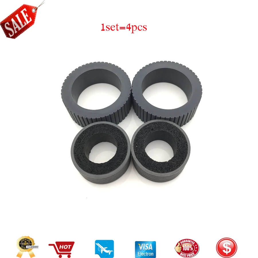 

PA03540-0001 PA03540-0002 Тормозной и захватный ролик для Fujitsu 6130 Fi-6130 Fi-6130Z Fi-6230 Fi-6140 Fi-6240 Fi-6125 Fi-6225 IX500
