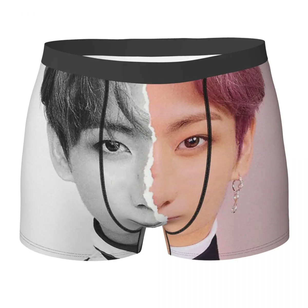 

Трусы-боксеры Jungkook 1 мужские, мягкое нижнее белье, подарок для мужчины