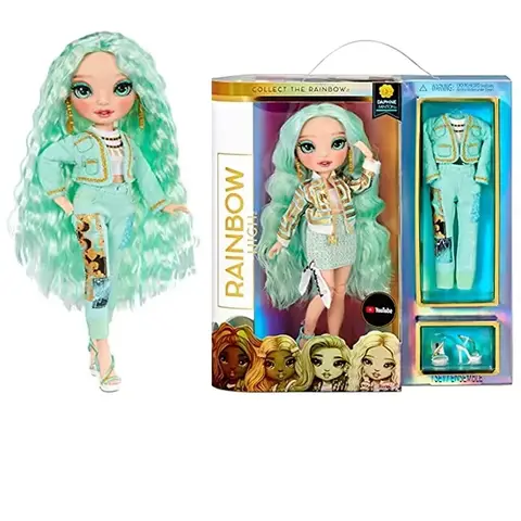 New Surprise Doll Rainbow High Fashion Doll Bella Parker Pink Themed Doll Holiday Gift for Girls