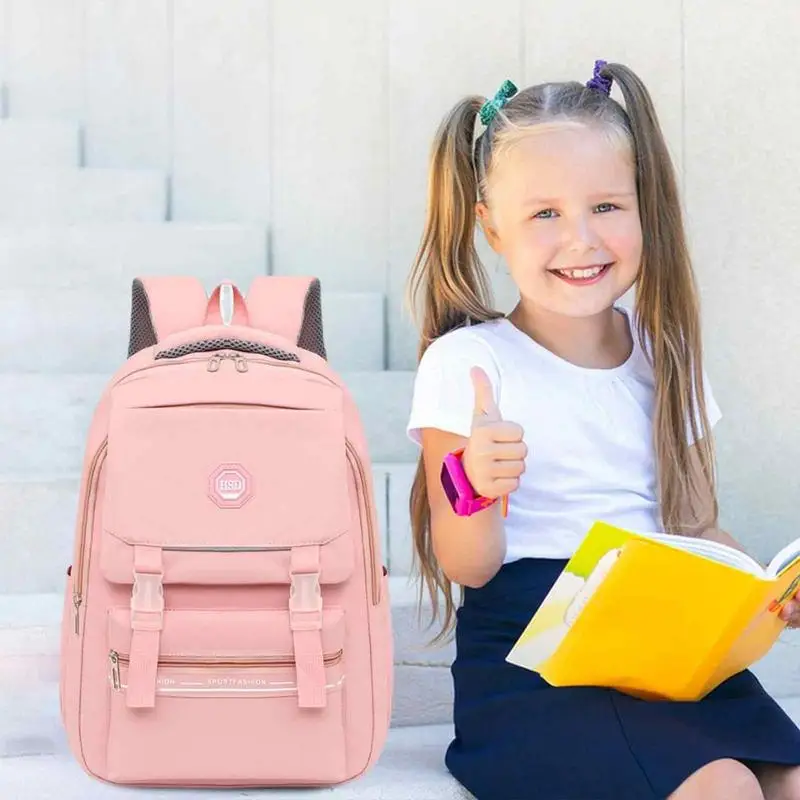 School Backpack For Girls Casual Travel Student School Shoulder Bag Waterproof Backpack With Adjustable Shoulder Straps For