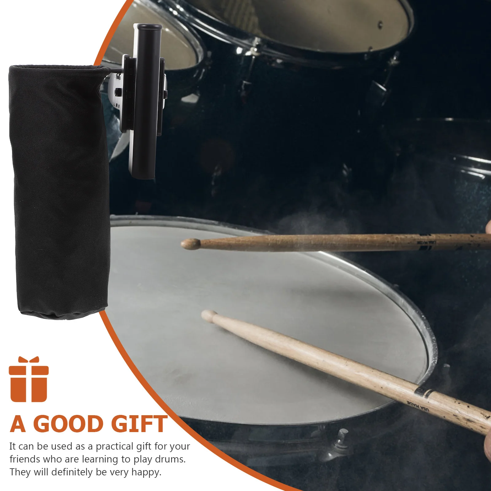 

1Set Drumstick Bucket Durable Professional Drumstick Organizer Clip Type Holder Drum Kit Storage Box Percussion Instrument