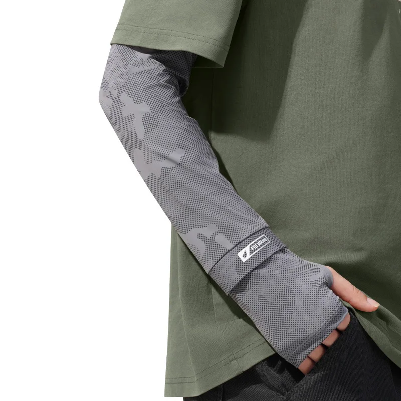 AliExpress NONE UPF50+ Cooling Arm Sleeves Loose Fit Sun Protection UV Cover for Men Women Driving Cycling Sports Accessories Cycling Uv Sleeve