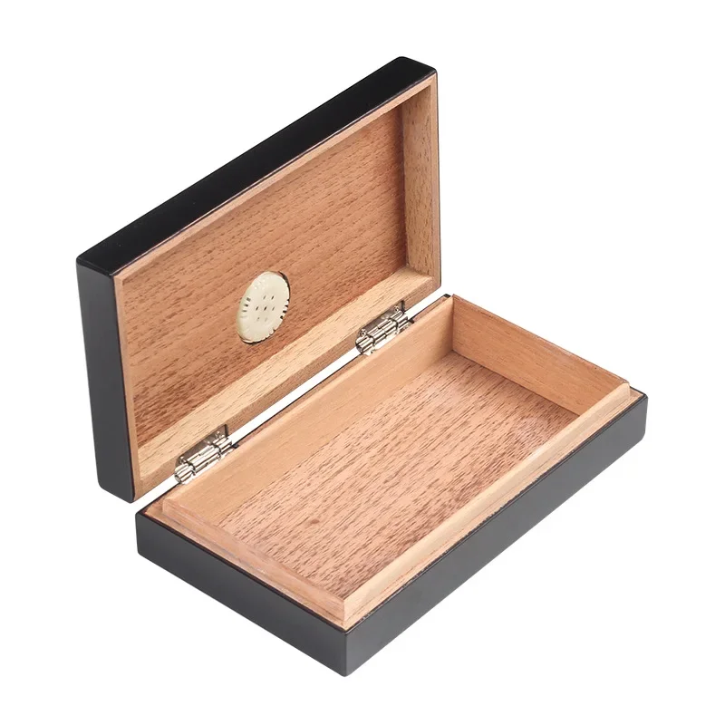 Imagem -04 - Cedar Wood Charuto Humidor Portable Travel Acessórios