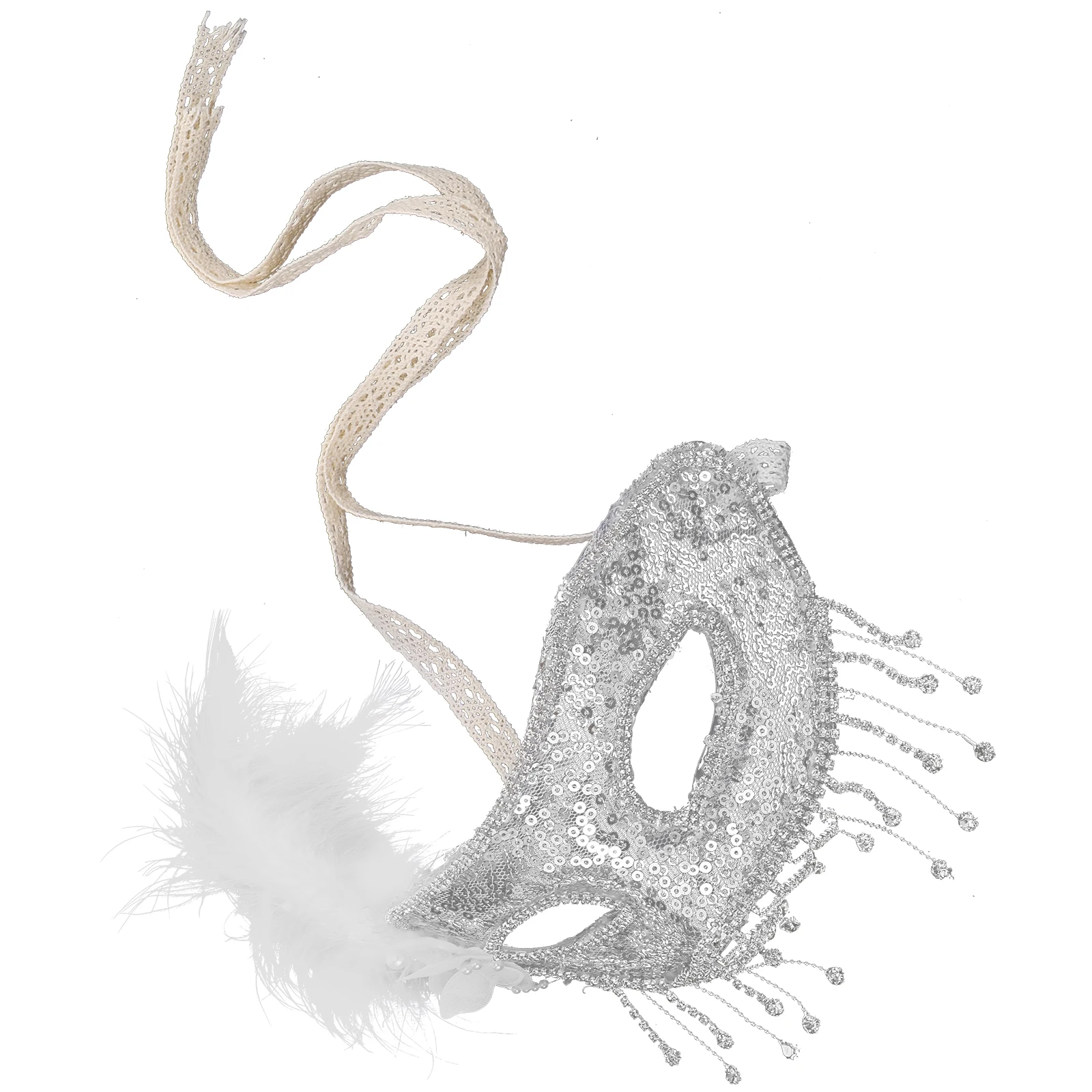 

Ancient Style Veil Mask Carnival Face Costume for Women The Festival Decoration Eye Half Masquerade Prom Halloween Masks