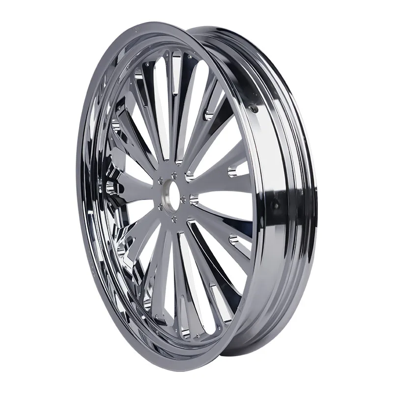 New Chrome 18x3.5In Aluminum Motorcycle Wheels For 2018-2023 For Softtail 2014-2023 For TouringZhang Xue Same‑Style Motorcycle A