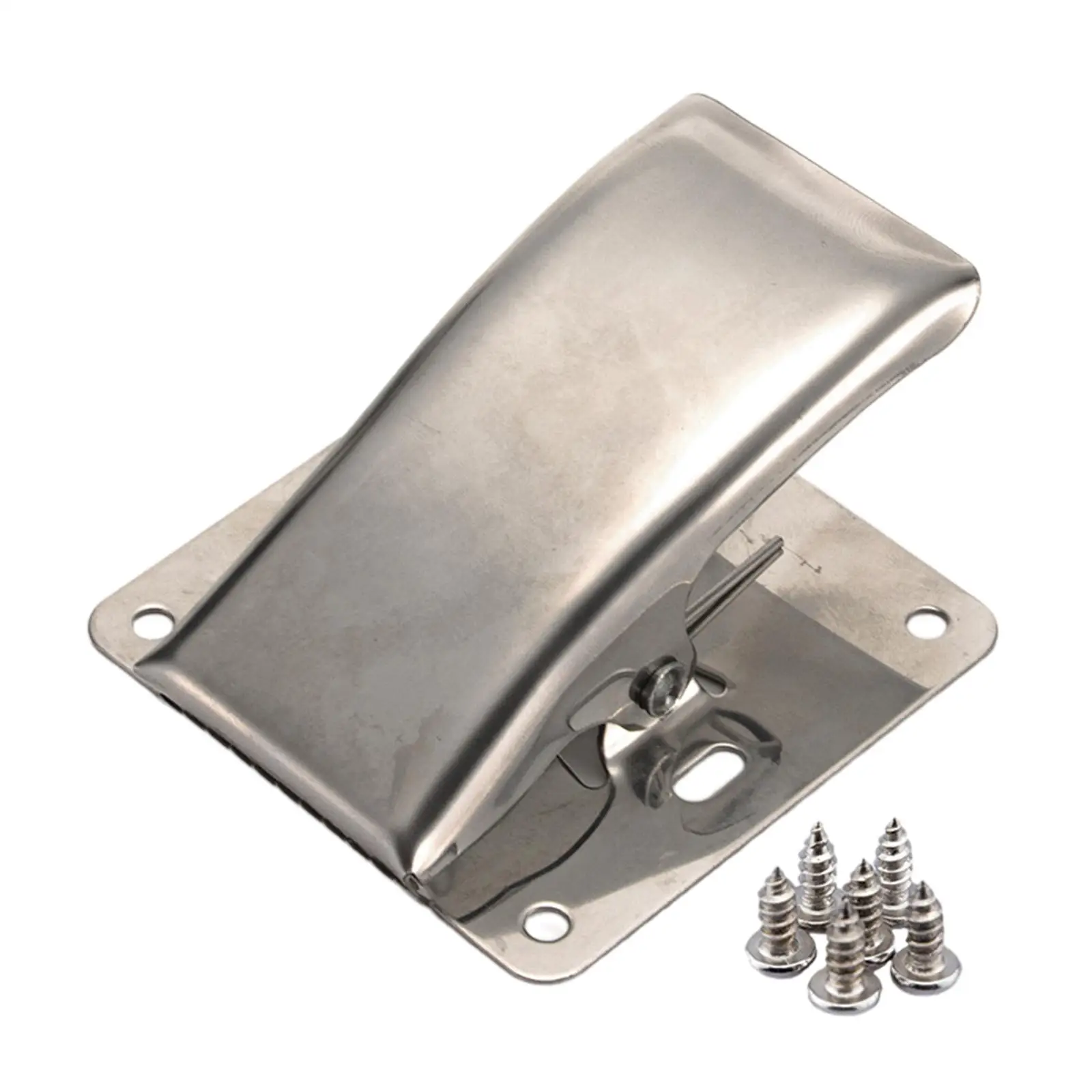 Heavy Duty Fish Tail Clamp Metal Fillet Clip Secure Scaling Cleaning Tool Mounting Screws for Picnic Table