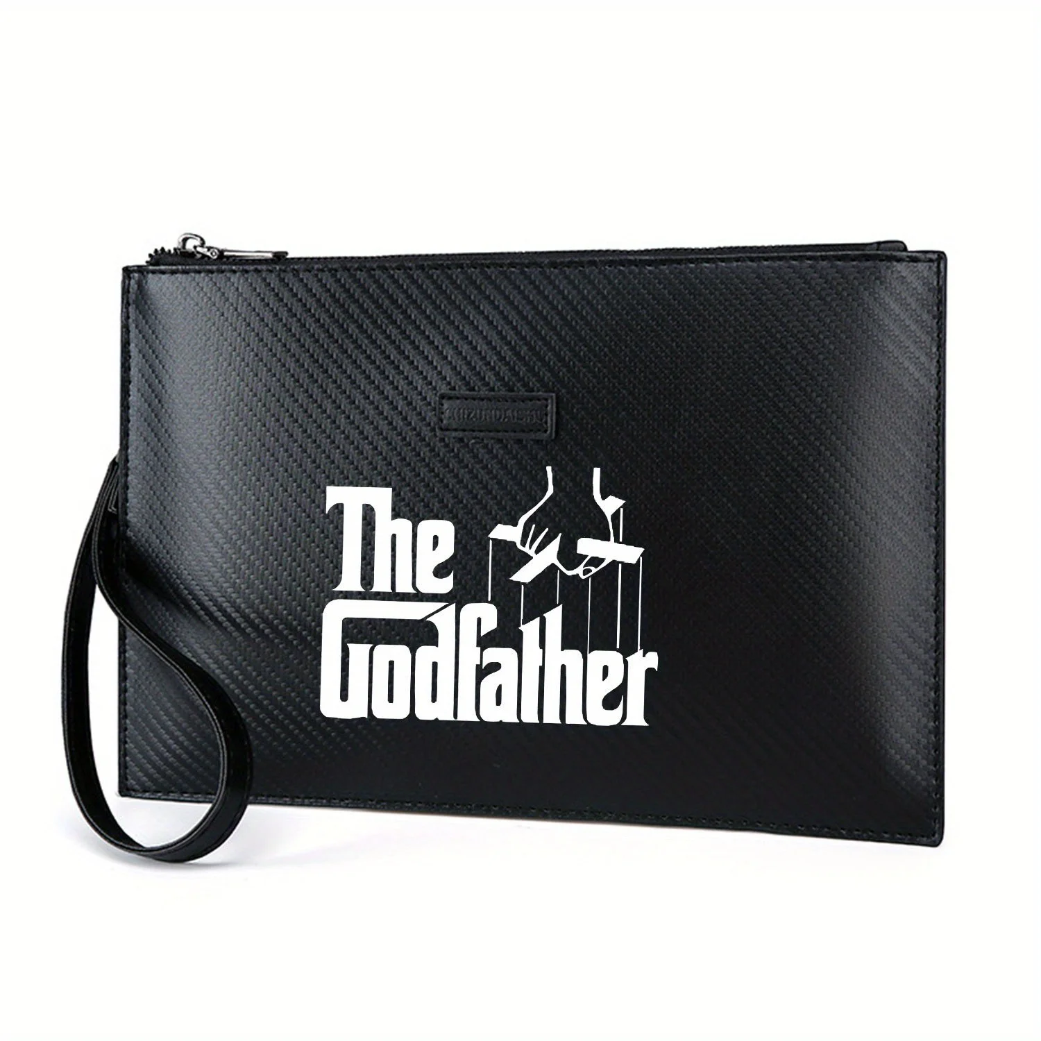 حقيبة يد رجالية من جلد البولي يوريثان مطبوعة أنيقة وعملية للحمل اليومي #1