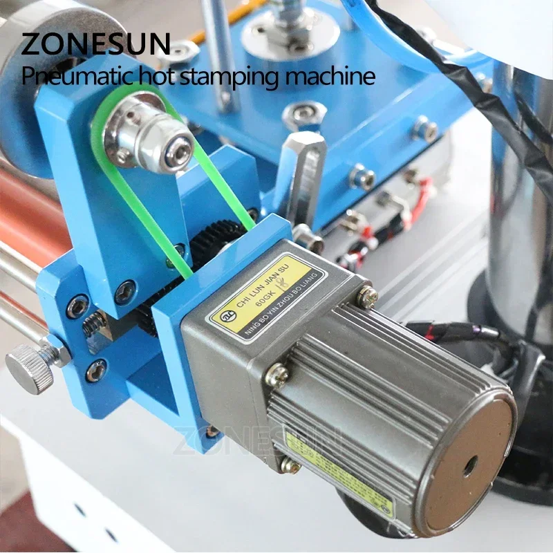 ZONESUN High Frequency LOGO Plastic Leather Heat Press Hot Foil Stamping Embossing Creasing Machine Tipper Printing Machine