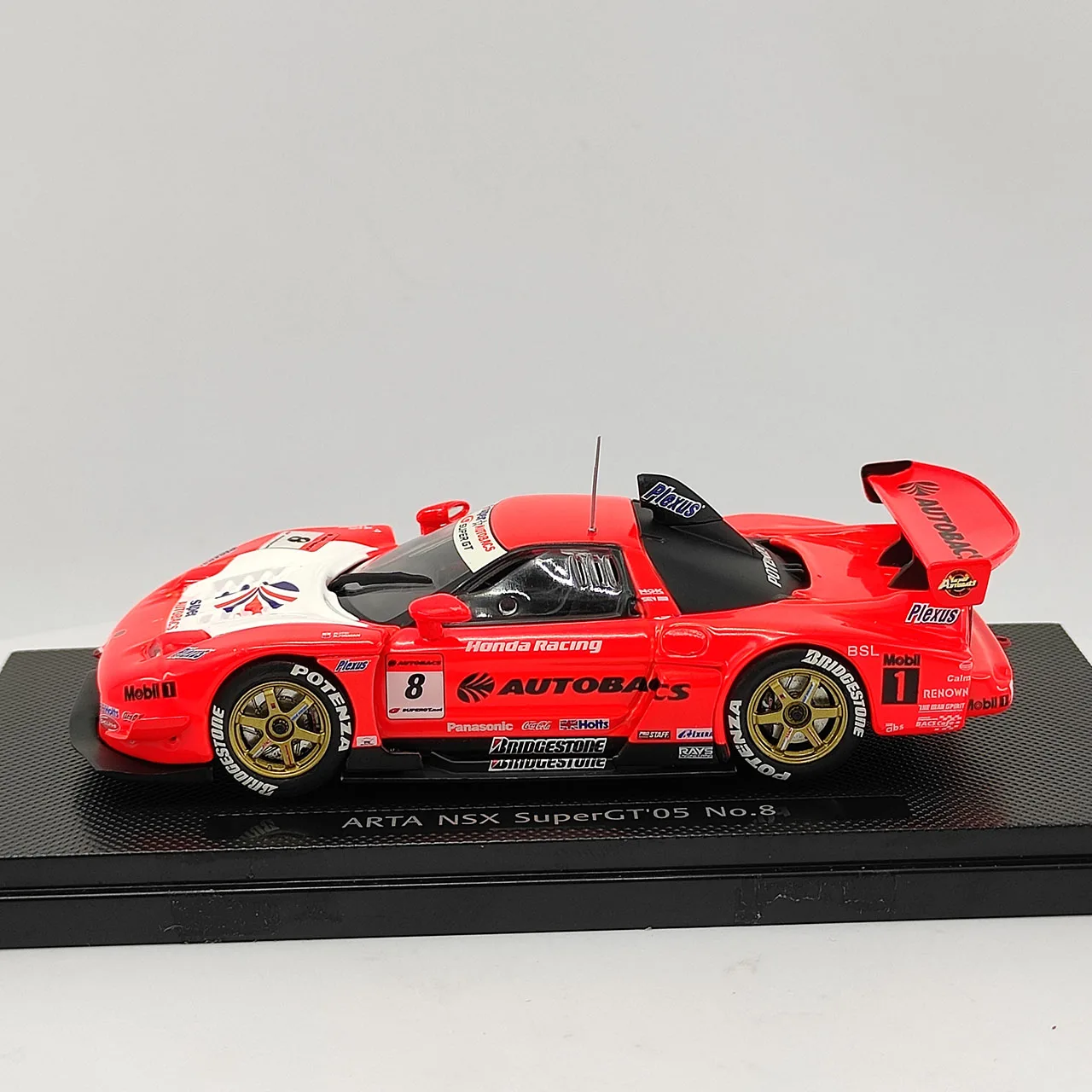 Pressofuso EBBRO Scala 1:43 SUPER GT 2005 ARTA NSX Arancione Modello di Auto In Lega Da Collezione Giocattolo Regalo Souvenir Display Ornamento