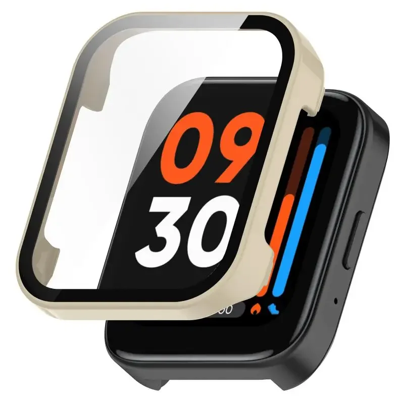 Protective Case For Realme Watch 3 Pro Screen Protector Tempered Glass PC Bumper Cover Protective Shell For Realme Watch 3 Pro