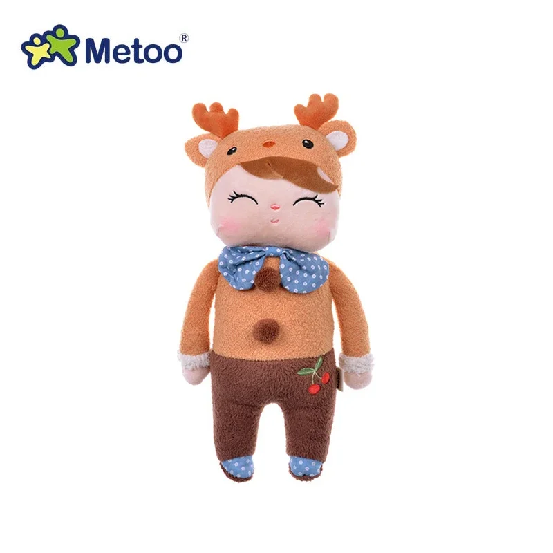 Metoo Original Personalised Doll 34cm Angela Retool Deer Name Room Decor Squishy Hug Wedding Graduation Plush Toy Baby Kids Gift