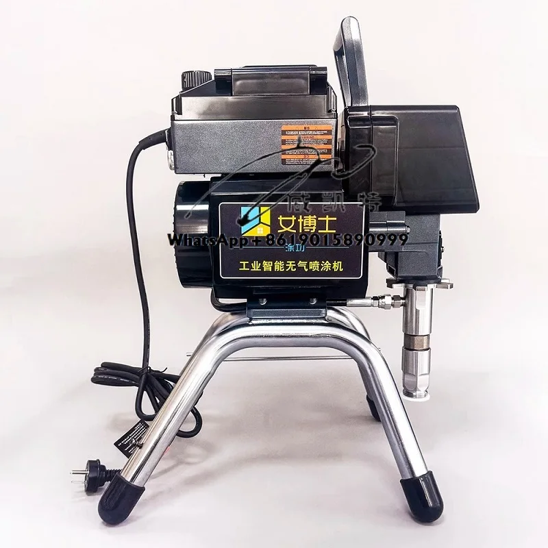 NBS-930S آلة رش ذكية صامتة عالية الضغط بدون هواء، معدات رش طلاء اللاتكس