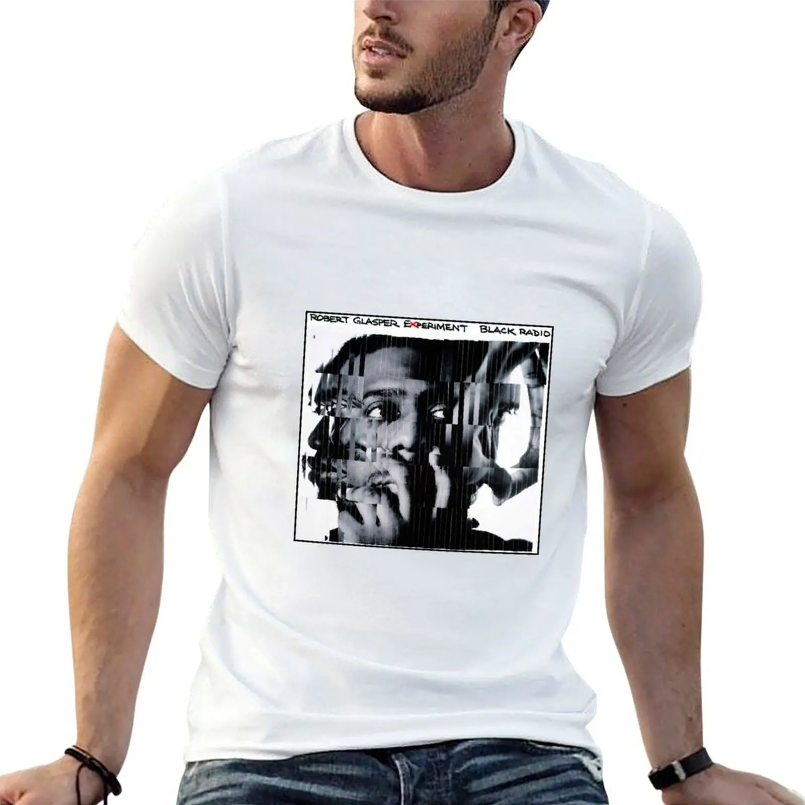 

Robert Glasper Experiment - Black Radio T-Shirt anime tshirt man t shirts graphic t shirt for man 100 percent cotton T-Shirt