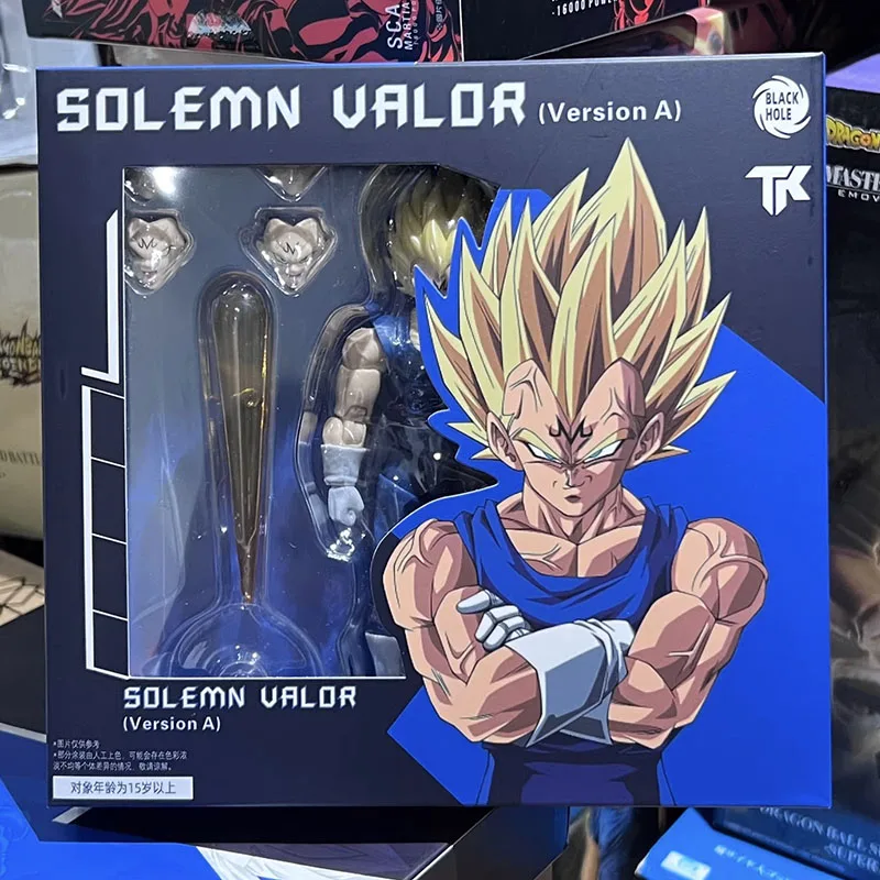 

Dragon Ball Z Majin Vegeta Action Figure Black Hole Toys & TK SHF Super Saiyan SSJ Battle Damage Full Power Figurine Anime Gift