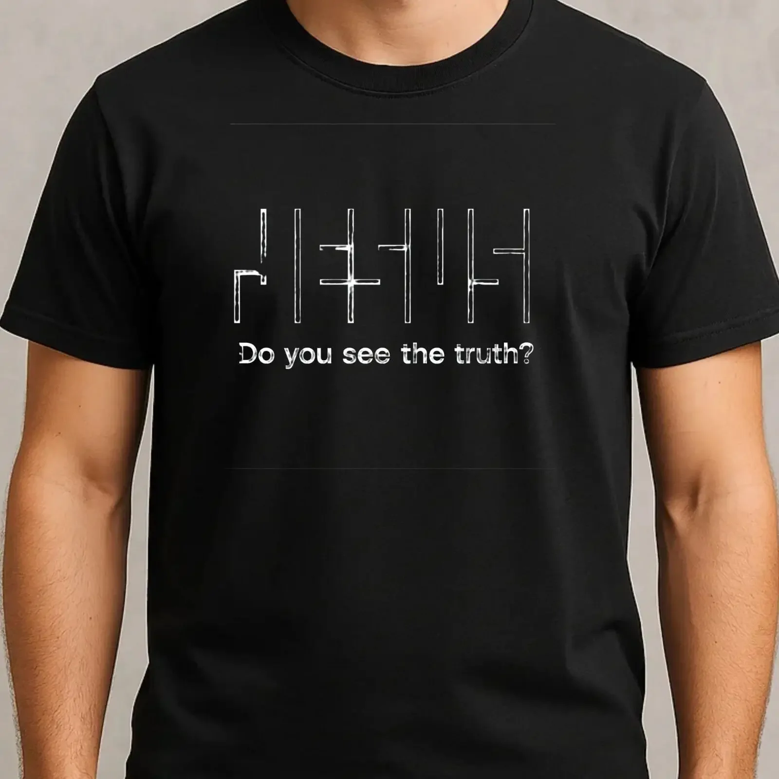 T Shirt Herren Jesus Truth Motiv Baumwolle Größe S bis 5XL vintage Washed Breathable homme Top For Everyday Wear streetwear