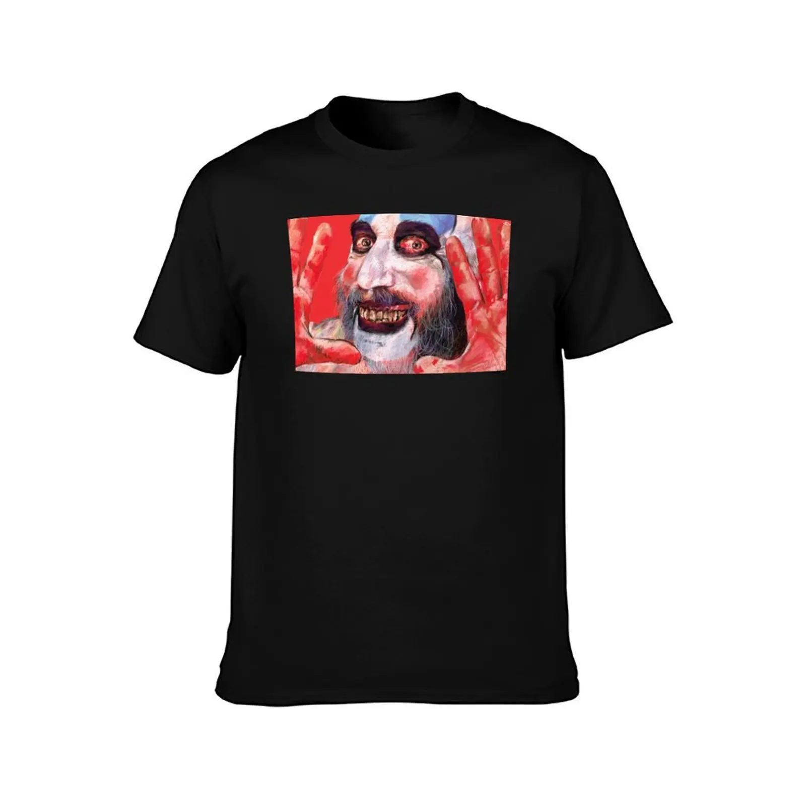 Captain Spaulding T-Shirt Summer Casual Cotton Tee Oversized Streetwear Tops Vintage Graphic Print Loose Fit Short Sleeve
