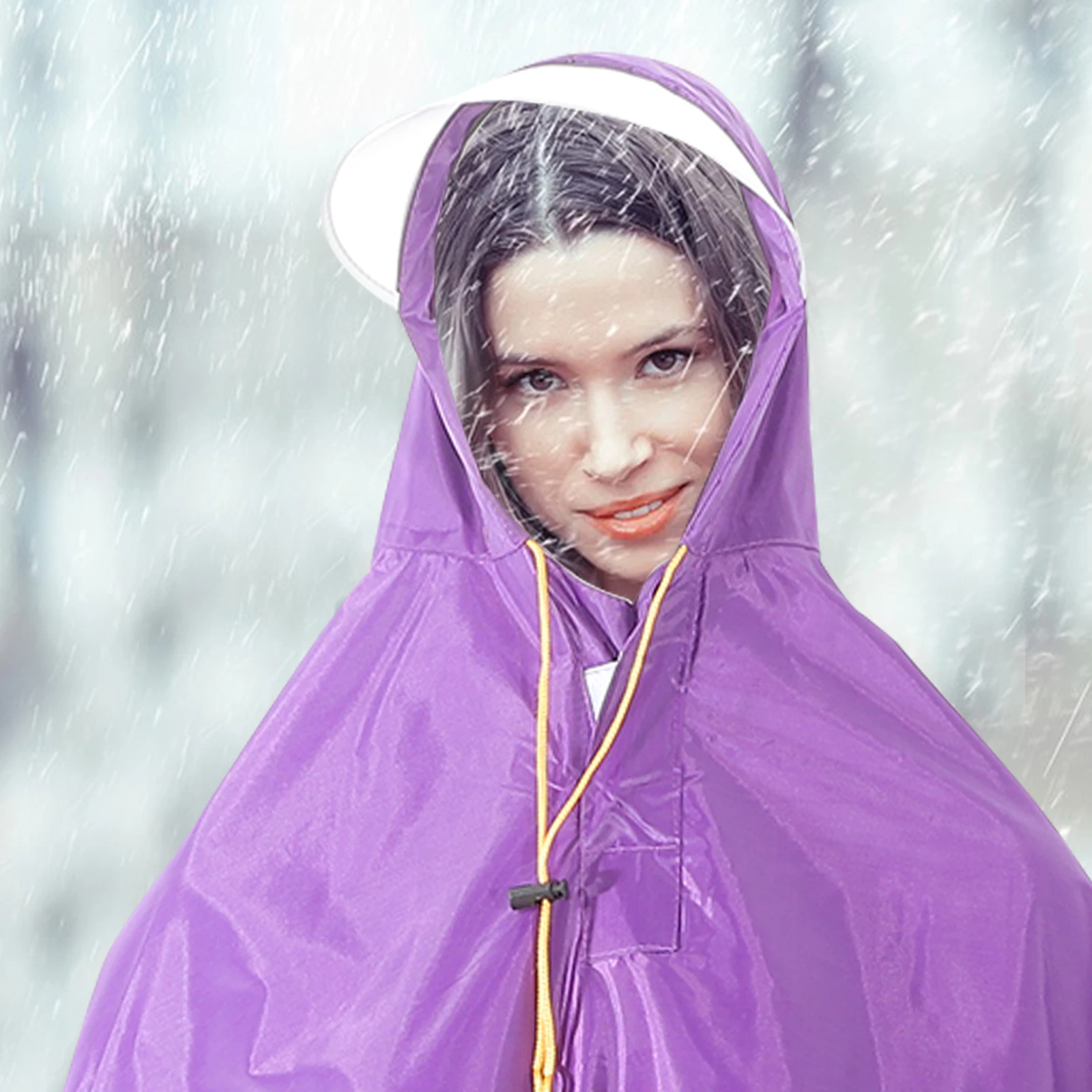 

Electric Scooter Raincoat Waterproof Windproof Bike Poncho For Men Women Cycling Riding Cape Hooded Outdoor Gear