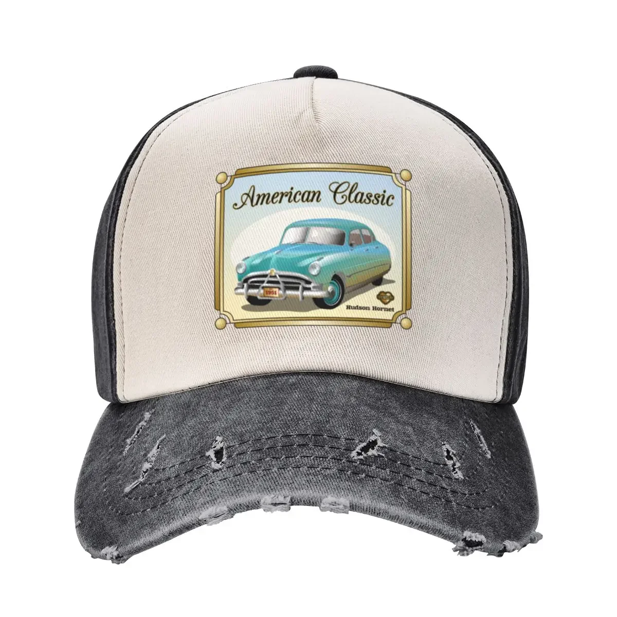 Hudson Hornet American Classic Baseball Cap beach hat Luxury Brand Men's Luxury Women's