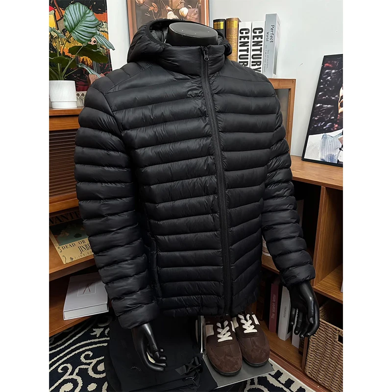 

Мужская модная универсальная хлопковая куртка Bla с капюшоном, осенне-зимняя новинка, CleanFit, с длинными рукавами, на молнии