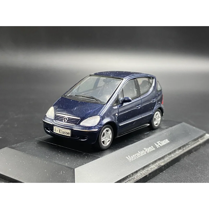 

Defective Herpa 1:43 Scale Benz A-Class 1997 Blue Alloy Car Model Collectible Toy Gift Souvenir Display Ornament