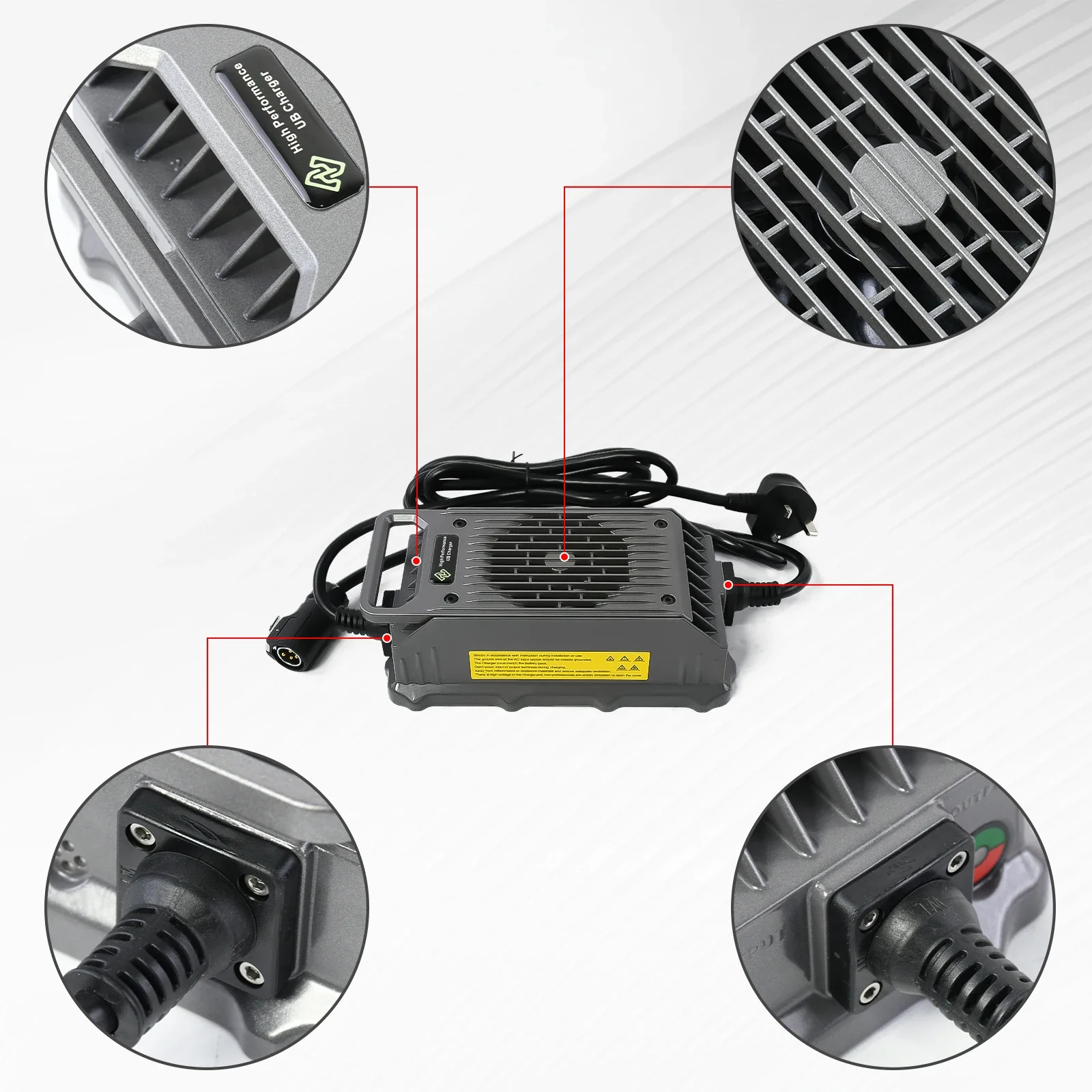 Carregador para motocicletas 85v15a, para surron ultra bee 15a, carregamento rápido, silencioso, motocicleta elétrica, dirt bike, ferramentas de carregamento ub