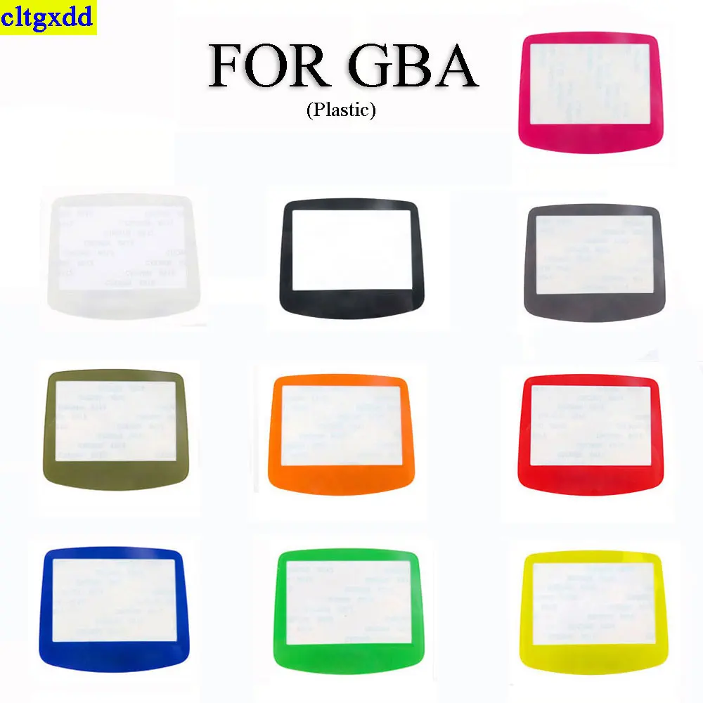 

1PCS color CD color screen FOR GBA plastic display protective lens 10 colors Replace plastic display protector lens