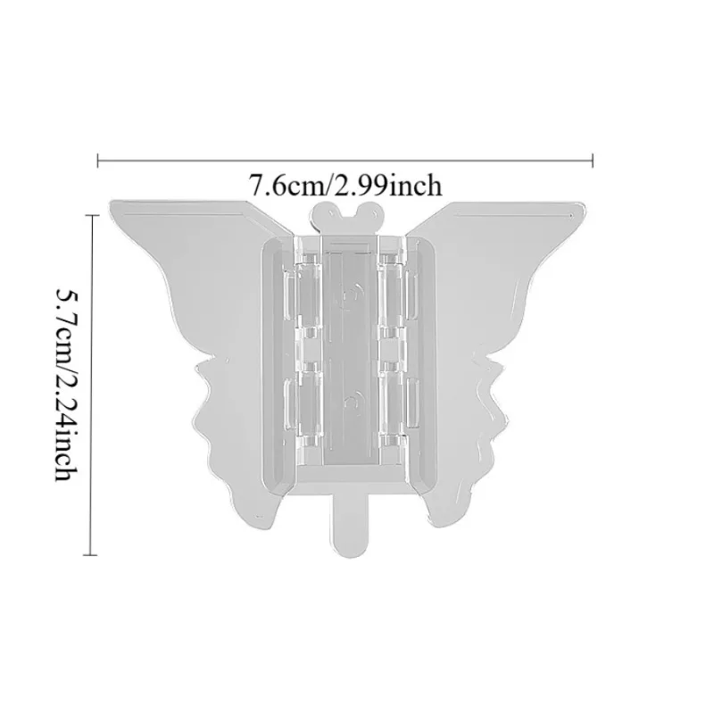 5pcs Safety Window Lock Limiter for Prevent Open Window Self-adhesive Butterfly Shape Safe Lock Sliding Sash Stopper
